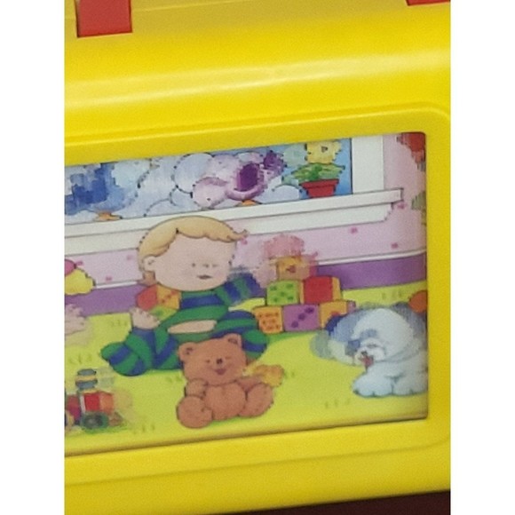 Musical TV Radio Moving picture Shelcore 1990 vintage works! tv boombox baby toy - Picture 2 of 4